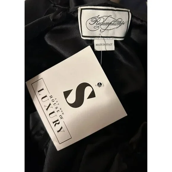 NWT $5735 Redemption One Sleeve Layered Embellished Satin Mini Dress Black Sz 8 - threedaughtersproperties.com NWT $5735 Redemption One Sleeve Layered Embellished Satin Mini Dress Black Sz 8 - threedaughtersproperties.com